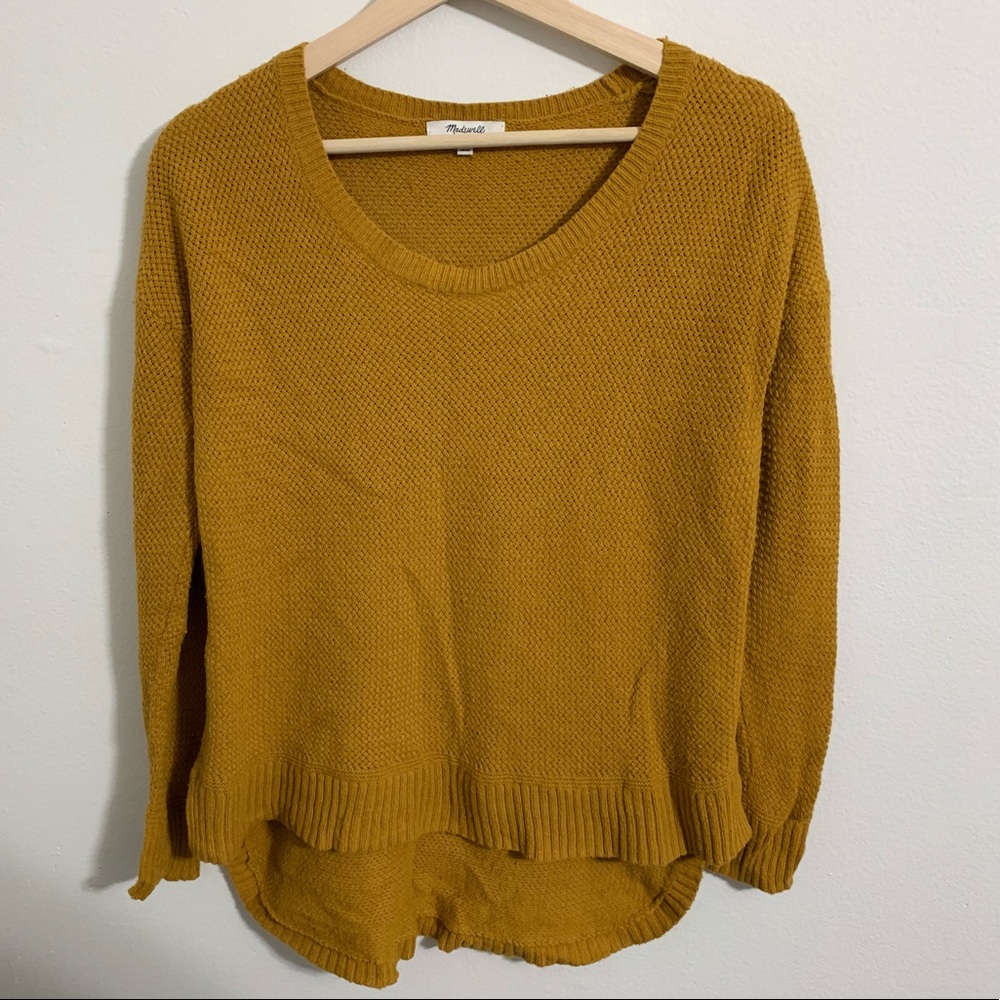 ✿ Madewell Mustard Sweater ✿